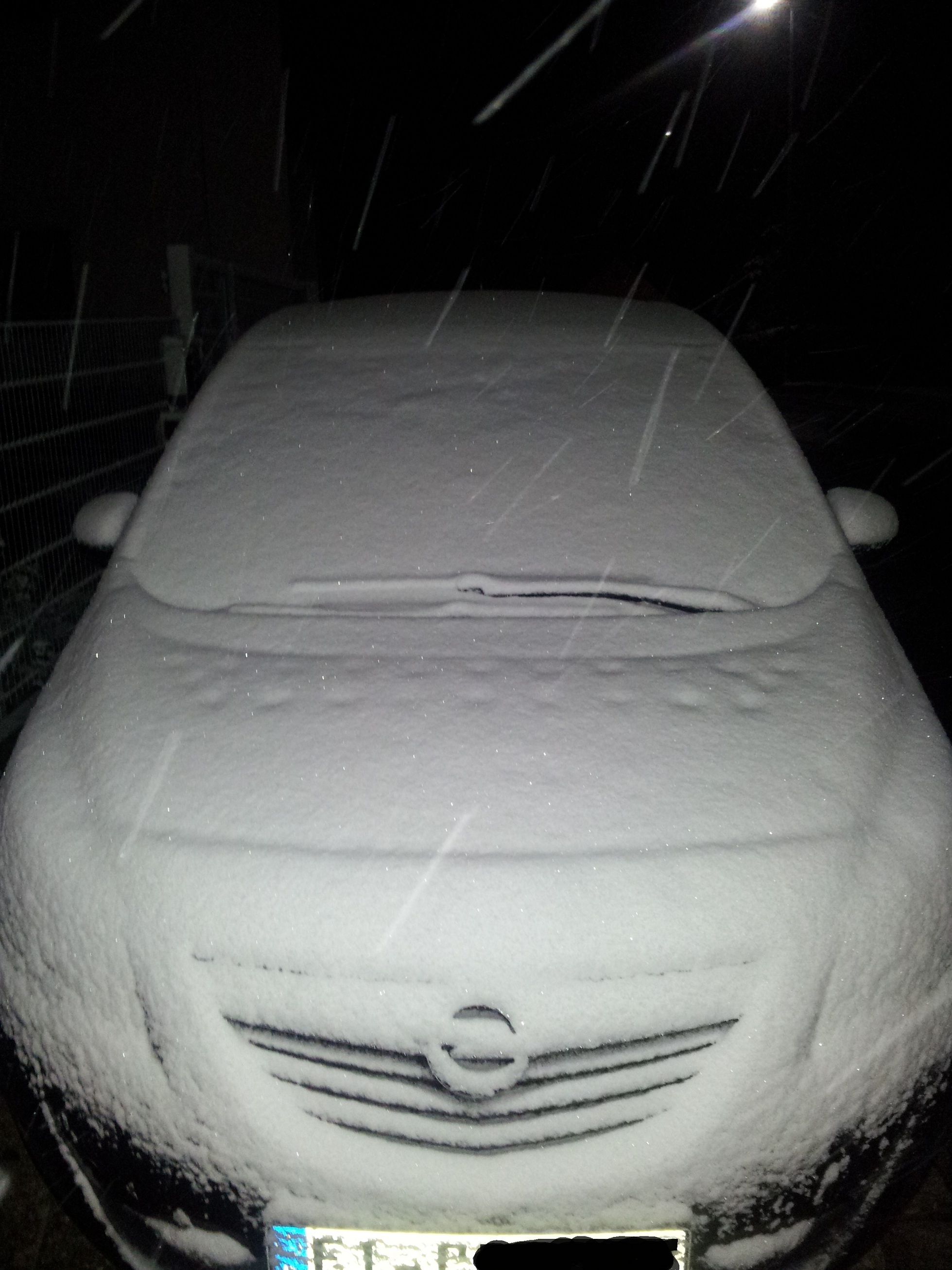 Meriva B im Winterkleid ;)